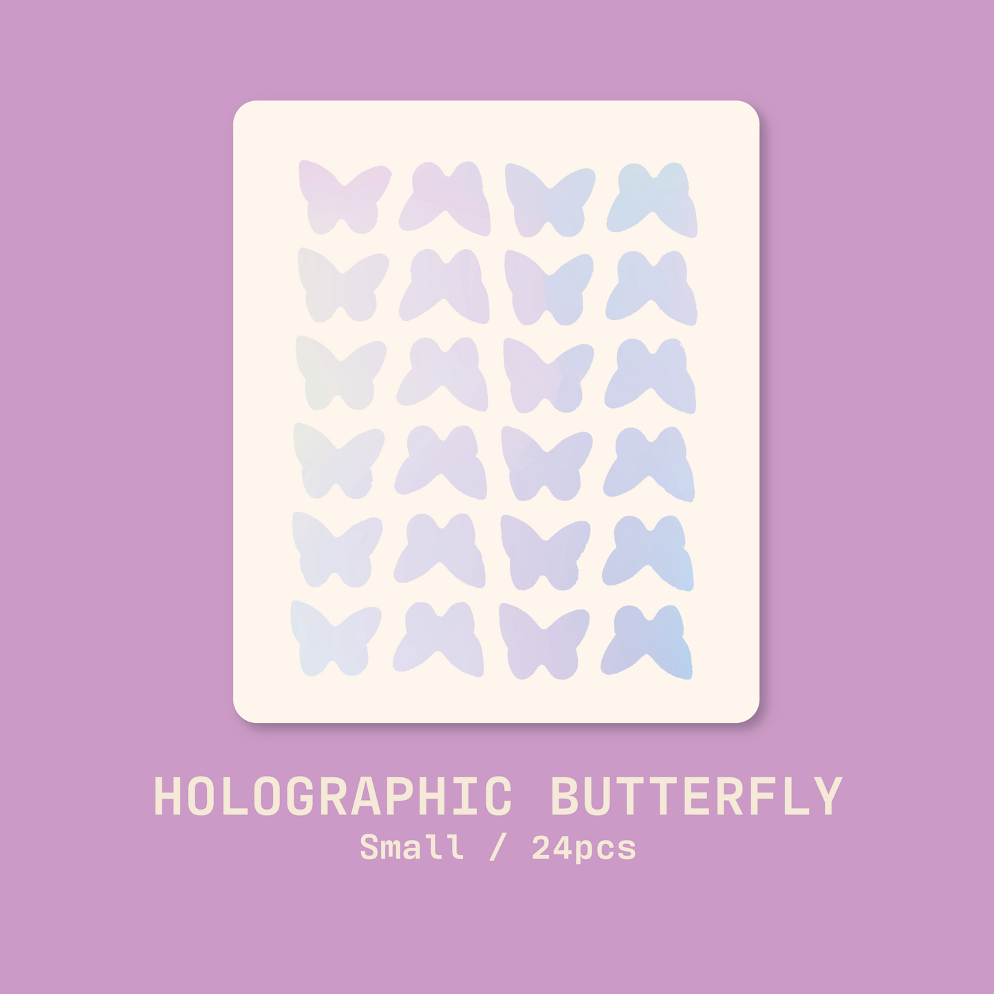 Holographic Butterfly Acne Patches